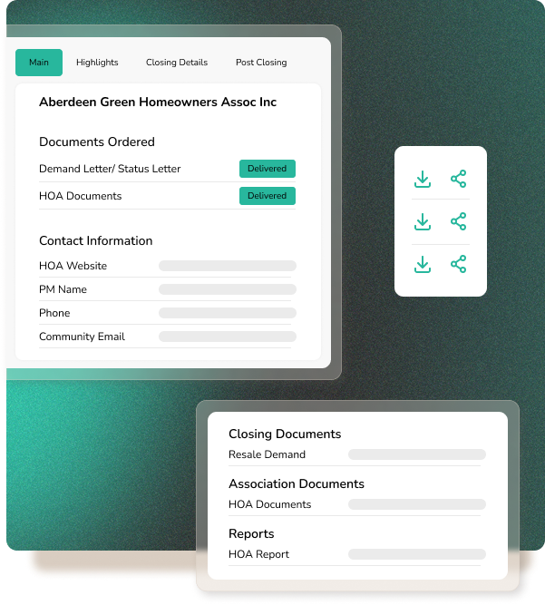 Documents screen